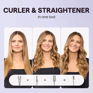 Hair straightening and curling tongs Wavytalk Whirlwind Pro pink