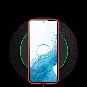 Dux Ducis Yolo tyylikäs suojus ekologisesta nahasta Samsung Galaxy S22 + (S22 Plus) punainen