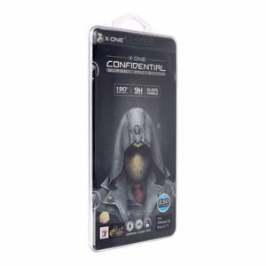 X-ONE Full Cover Extra Strong Privacy - iPhone 15 Pro:lle (full glue) Karkaistu lasi 9H