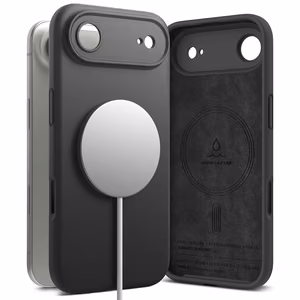 Ringke Silikoninen Magneettinen MagSafe Suojakuori iPhone 17 Air:lle - Musta