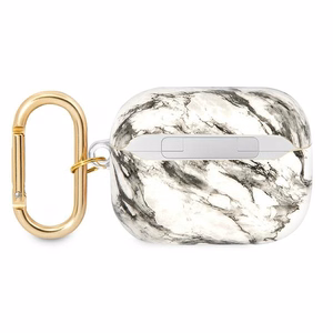 Guess GUAPHCHMAG AirPods Pro suojakotelo harmaa/harmaa Marble Strap Collection -mallisto