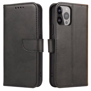 Magnet Suojakuori läpällä Samsung Galaxy S24 FE - Musta