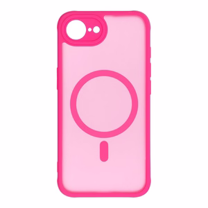 Suojakuori iPhone 16e (SE 4 2025) / 17e:lle Full Matte Mag Cover yhteensopiva MagSafe vaaleanpunainen