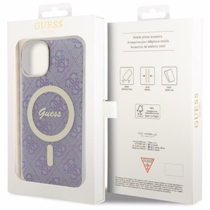 Guess GUHMP14SH4STU iPhone 14 6,1 violetti suojakuori Magsafe IML 4G