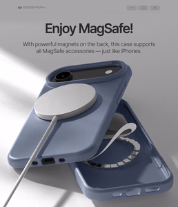 Case Mercury Pure Magsafe Silicon Case Apple iPhone Air lavander gray