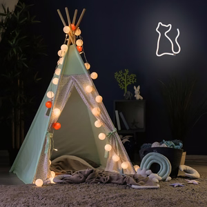 Neon LED-valo CAT lämmin valkoinen Bat + USB FLNE03 Forever Light