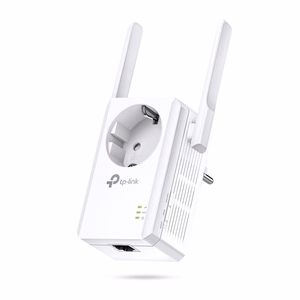 TP-Link TL-WA860RE N300 Wi-Fi -kantamanlaajennin läpivientipistorasialla