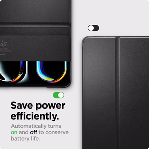 Spigen Smart Fold -suojakuori iPad Pro 13 2024:lle - musta
