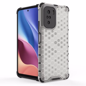 Honeycomb Asia panssari kansi TPU puskuri Xiaomi Redmi K40 Pro + / K40 Pro / K40 / K40 / Poco F3 vihreä