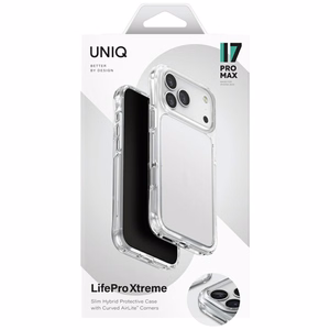 Uniq Lifepro Xtreme Suojakuori iPhone 17 Pro Max:lle - Läpinäkyvä