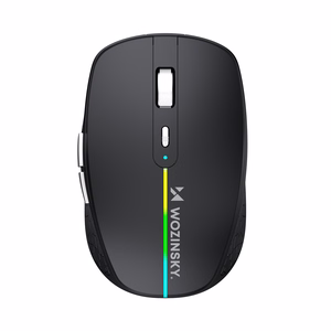 Wozinsky WMGK-1132 Langaton hiiri RGB-taustavalaistuksella - musta