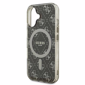 Guess IML 4G Background MagSafe Suojakuori iPhone 16:lle - ruskea