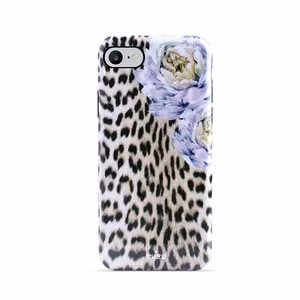 Puro Glam Sweet Leopard Leo Peonies suojakuori laitteelle iPhone SE (2020) / 8 / 7 / 6s