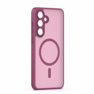 Mag Matt case for Samsung Galaxy S26 Plus maroon big hole