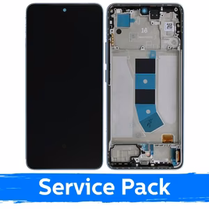 LCD-näyttö yhteensopiva Xiaomi Redmi Note 13 4G kehyksellä / Ice Blue / (Service Pack)