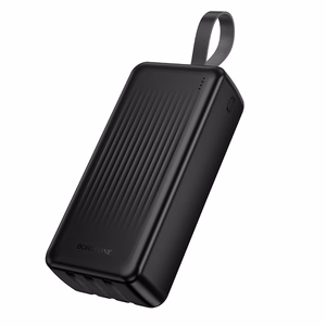 Borofone varavirtalähde 30000mAh BJ79B Clever USB Type C ja Lightning kaapeleilla musta