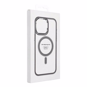 Suojakuori iPhone 16:lle Color Edge Mag Cover yhteensopiva MagSafe titaani-harmaa