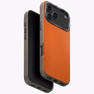 Uniq Lyden DS Suojakuori iPhone 17 Pro Max:lle Magclick Charging - Oranssi-Harmaa
