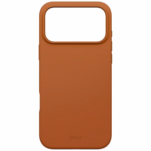 Uniq Lino suojakuori iPhone 17 Pro Max Magclick-latauksella - oranssi