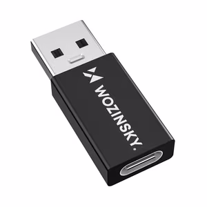 Wozinsky WAAC-01 USB-A - USB-C OTG Adapter - Black