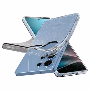 Spigen Liquid Crystal suojakuori Samsung Galaxy S25 Ultra -puhelimelle Glitter Crystal