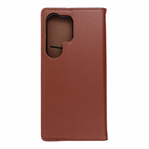 SMART PRO nahkainen kirjakotelo SAMSUNG S25 Ultra ruskea