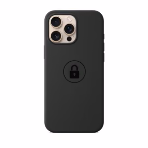 Phone Case "Silicone Case v2" for iPhone 16 Pro black, in package