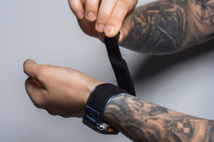 Hihna Apple Watch:lle Forcell F-Design FA05 nylon tarra 38 / 40 / 41 mm sininen