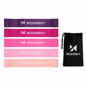 Wozinsky WGO-5A mini aktivointivastuskuminauhat TPE-materiaalista - 5 kpl