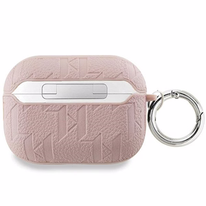 Karl Lagerfeld Monogram Karl Head suojakuori AirPods Pro 2:lle - vaaleanpunainen