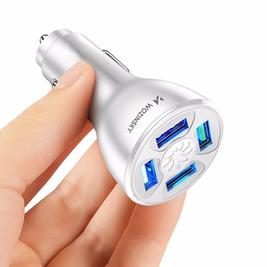 Wozinsky WCCAW 50W 4x USB-A QC auton Laturi - valkoinen