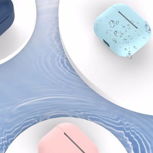 Kotelo AirPods 2 / AirPods 1 silikoninen pehmeä suojus kuulokkeille musta (Case C)