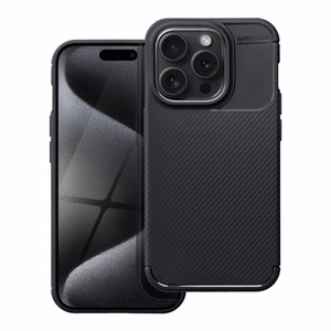 Suojakuori iPhone 15 PRO:lle Carbon Premium musta
