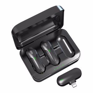 Devia mikrofoni älypuhelimelle Kintone Lightning langaton 2in1 musta