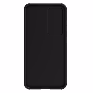 Nillkin CamShield Leather S nahkainen suojakuori Samsung Galaxy S23+:lle kameransuojalla musta