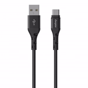 Energizer Ultimate C520CKBK USB-A–USB-C-lataus- ja datakaapeli, 2 m, musta