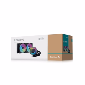 DeepCool LE240 V2 prosessori nestejäähdytys all-in-one 12 cm musta