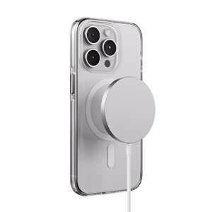 Crong Clear MAG Pro MagSafe suojakuori iPhone 15 Pro -laitteelle, läpinäkyvä