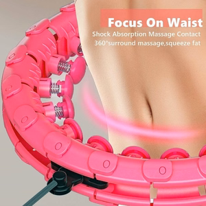 Smart Hula Hoop HHP002 -voimisteluvanne, vaaleanpunainen
