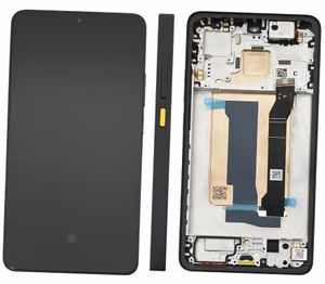 LCD-näyttö Xiaomi Poco X7 Pro 5G kosketusnäytöllä kehyksellä keltainen alkuperäinen (huoltopakkaus)