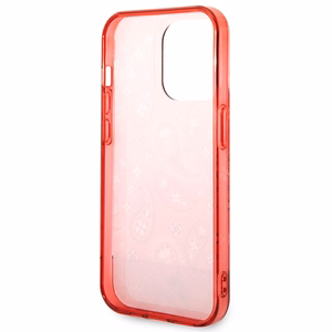 Guess GUHCP14XHGBNHR iPhone 14 Pro Max 6.7" punainen/punainen kovakotelo Bandana Paisley (Paisley)