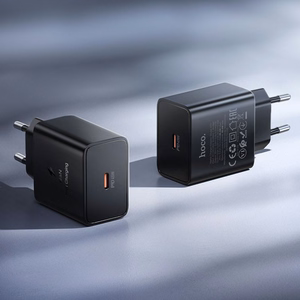 Puhelimen laturi Hoco USB C QC PD 45W N77 musta