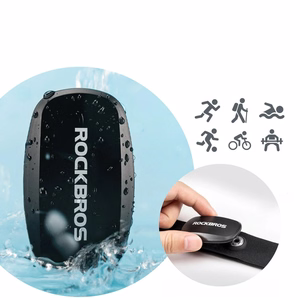 Rockbros HRM812 Bluetooth ANT+ -sykevyö, IP67 – väri: musta