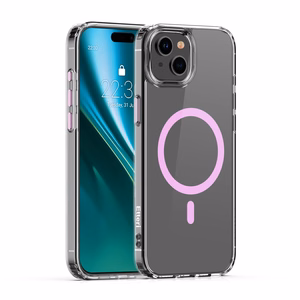 Etteri värillinen magneettikuori iPhone 13 6,1' vaaleanpunainen