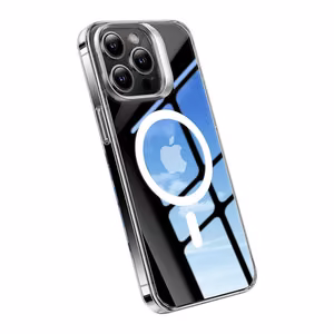 Torras puhelimen kotelo UPRO Lstand Clear-Mag iPhone 15 PRO (läpinäkyvä)