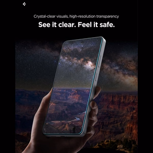 Spigen Glas.Tr Ez Fit Pro HD karkaistu lasi 2-pakkaus Samsung Galaxy S26:lle läpinäkyvä