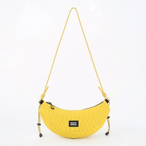 Rockbros H74 polkupyörän laukku ohjaustankoon tai olalle (banaanin muotoinen) 1.8L - keltainen