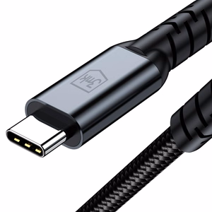 3mk Hyper Cable N-SERIES USB-C / USB-C Thunderbolt 4 2m 48V / 5A 40Gb/s 240W 8K60Hz - musta
