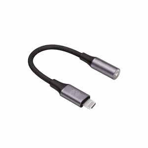 Forever audio-adapteri AJL-01 3,5 mm kuulokeliitin - Lightning musta