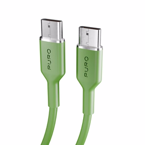 Puro ICON USB-C - USB-C -kaapeli 1,5 m - vihreä